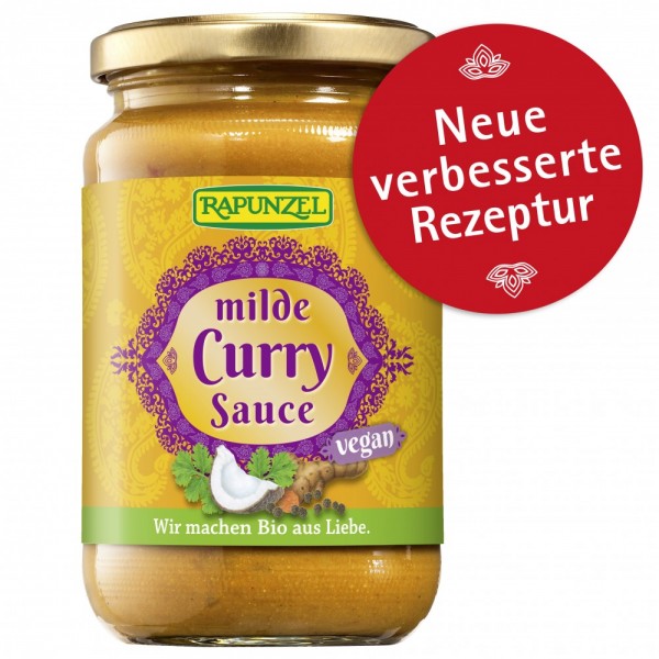 Sos curry fin, vegan bio Rapunzel